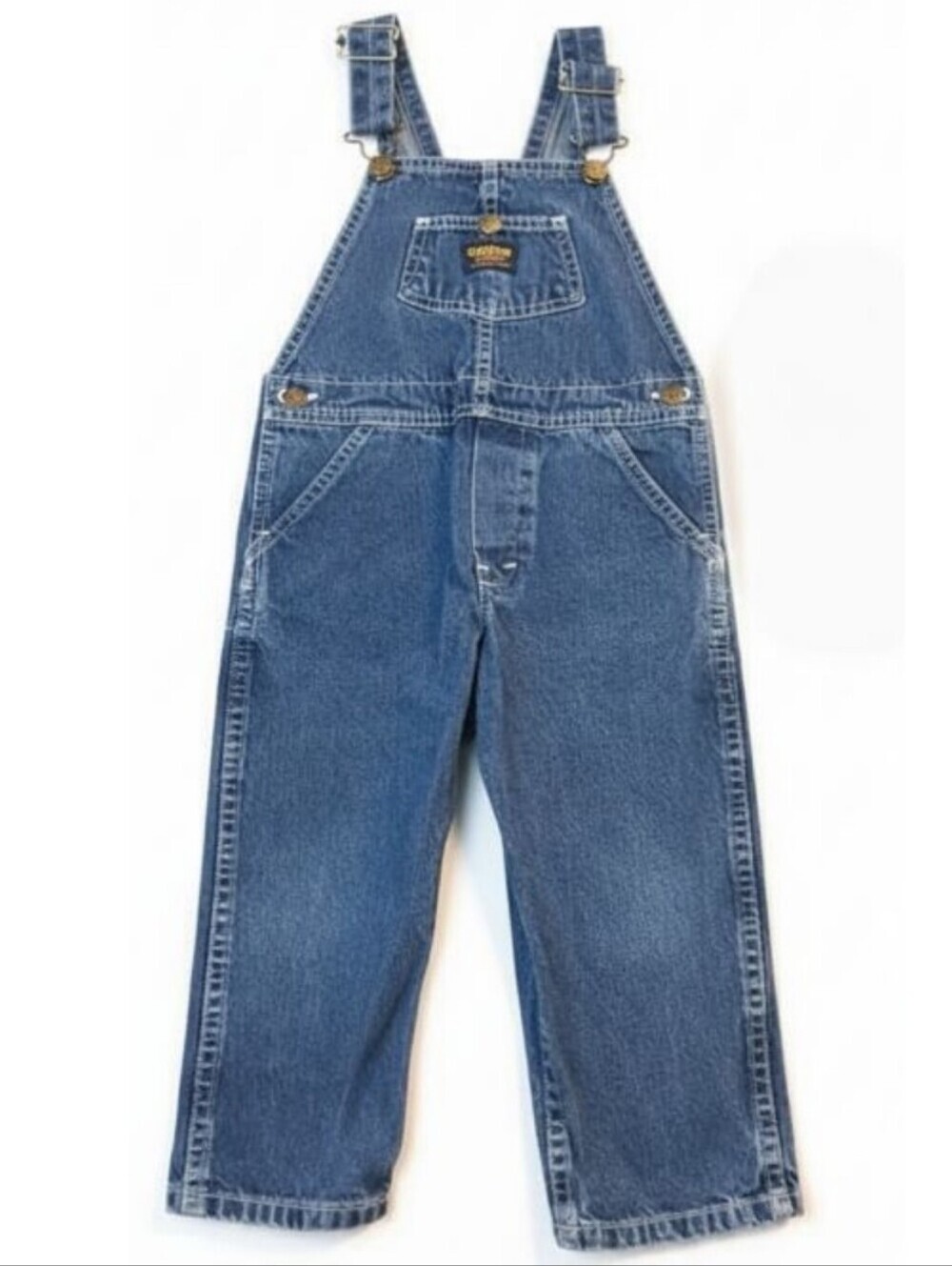 Vtg Oshkosh Bgosh Denim Overalls 3T 3X Made in Canada Howick Vestbak Toddler 90s